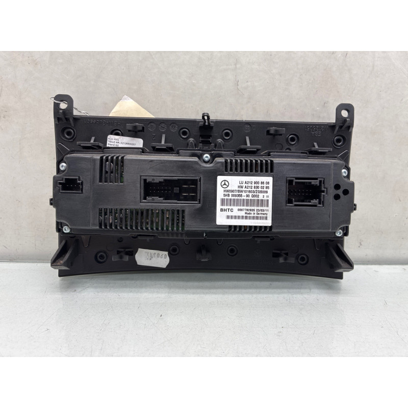 Commande chauffage MERCEDES CLASSE E 212 Photo n°4