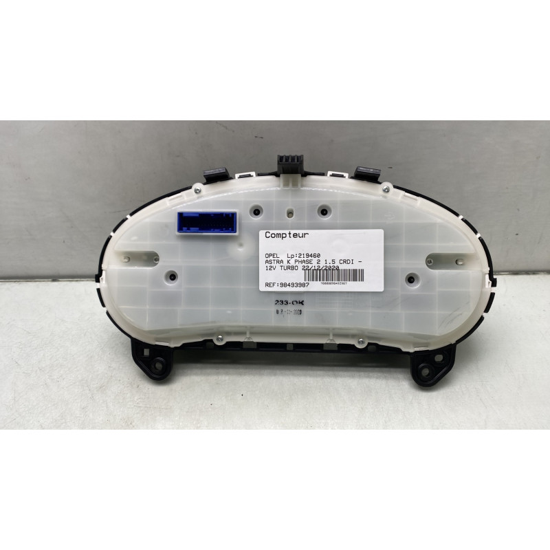 Compteur OPEL ASTRA K Photo n°2