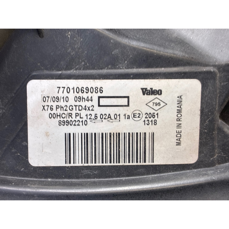 Optique avant principal gauche (feux)(phare) RENAULT KANGOO 1 Photo n°4