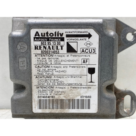 Boitier air bag RENAULT KANGOO 1