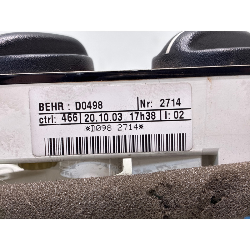 Commande chauffage RENAULT KANGOO 1 Photo n°4