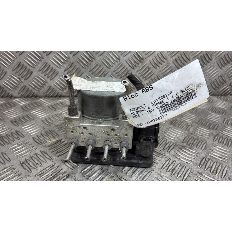 Bloc ABS (freins anti-blocage) RENAULT MEGANE 4 Photo n°4