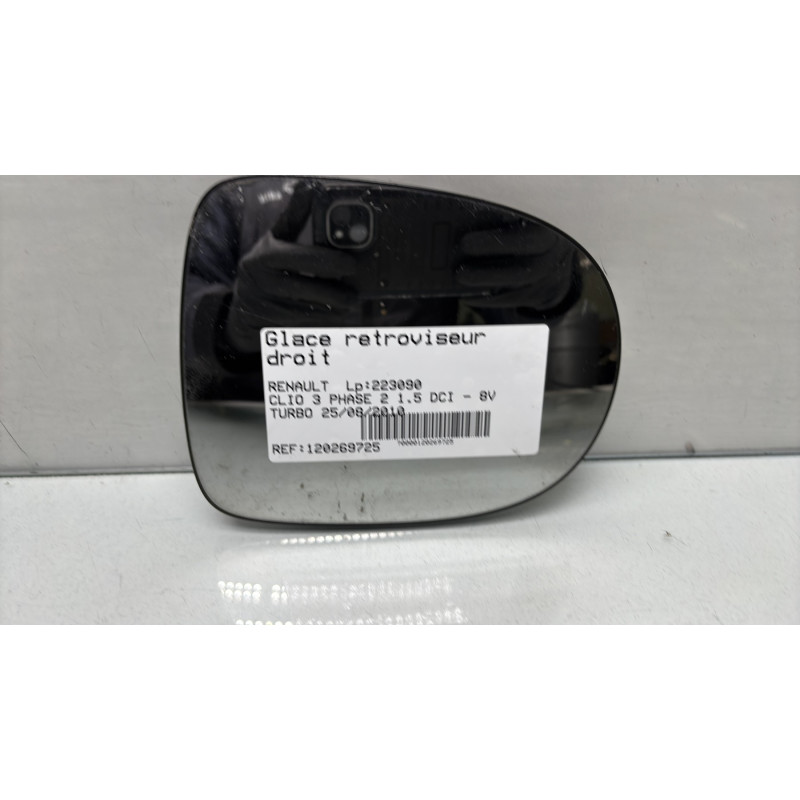Glace retroviseur droit RENAULT CLIO 3 Photo n°1