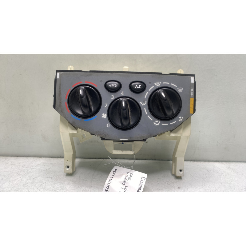 Commande chauffage OPEL VIVARO 1 Photo n°1