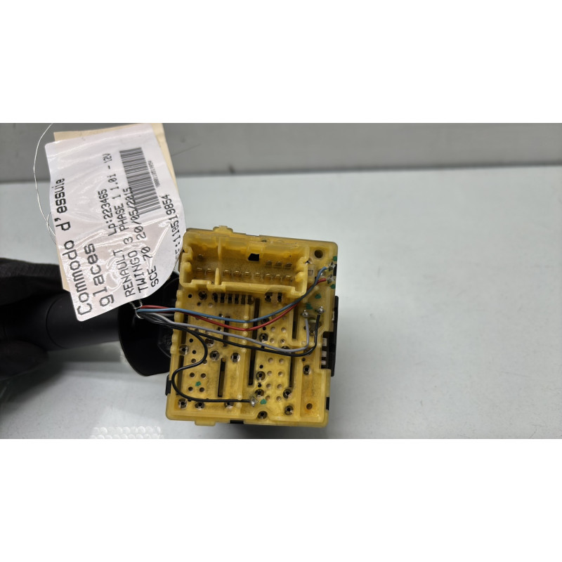 Commodo d'essuie glaces RENAULT TWINGO 3 Photo n°4