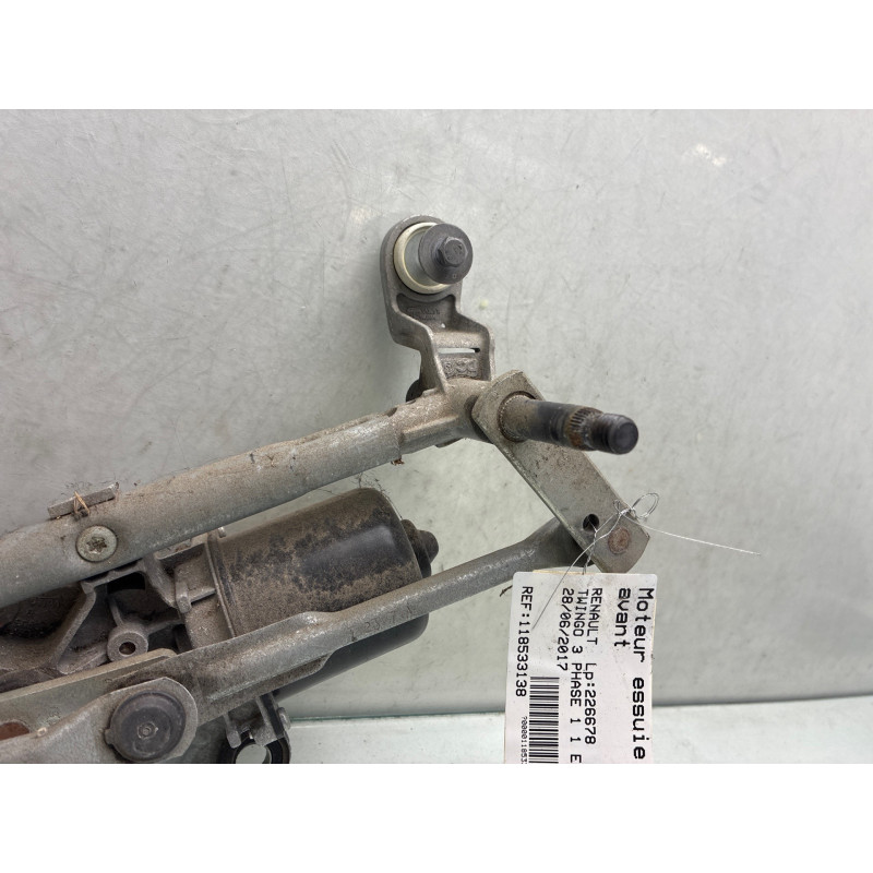 Moteur essuie glace avant RENAULT TWINGO 3 Photo n°1