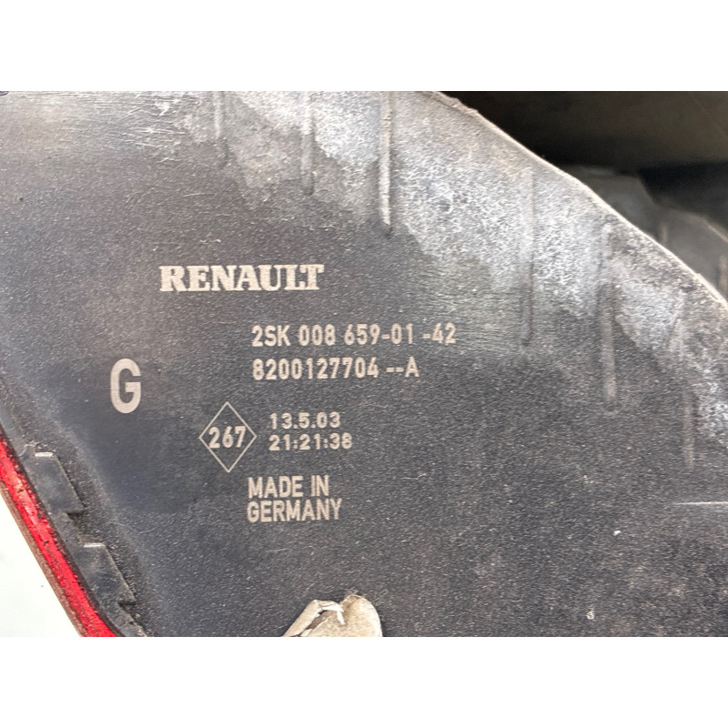 Feu arriere principal gauche (feux) RENAULT SCENIC 2 Photo n°4