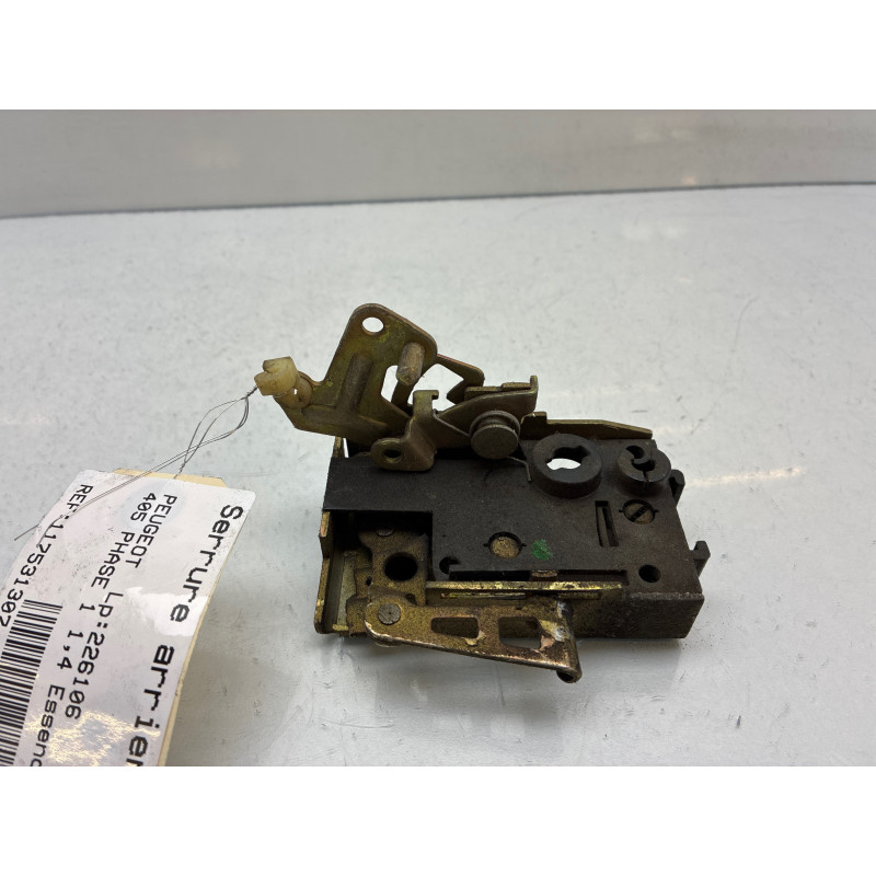 Serrure arriere droit PEUGEOT 405 Photo n°1
