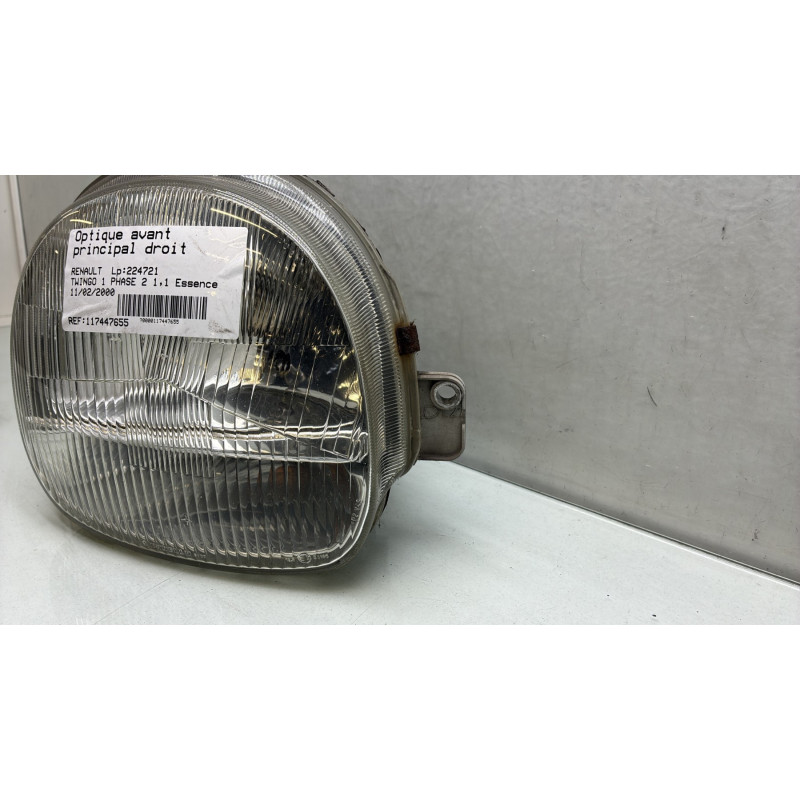 Optique avant principal droit (feux)(phare) RENAULT TWINGO 1 Photo n°3