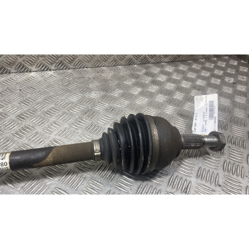 Cardan droit (transmission) PEUGEOT 508 1 Photo n°4