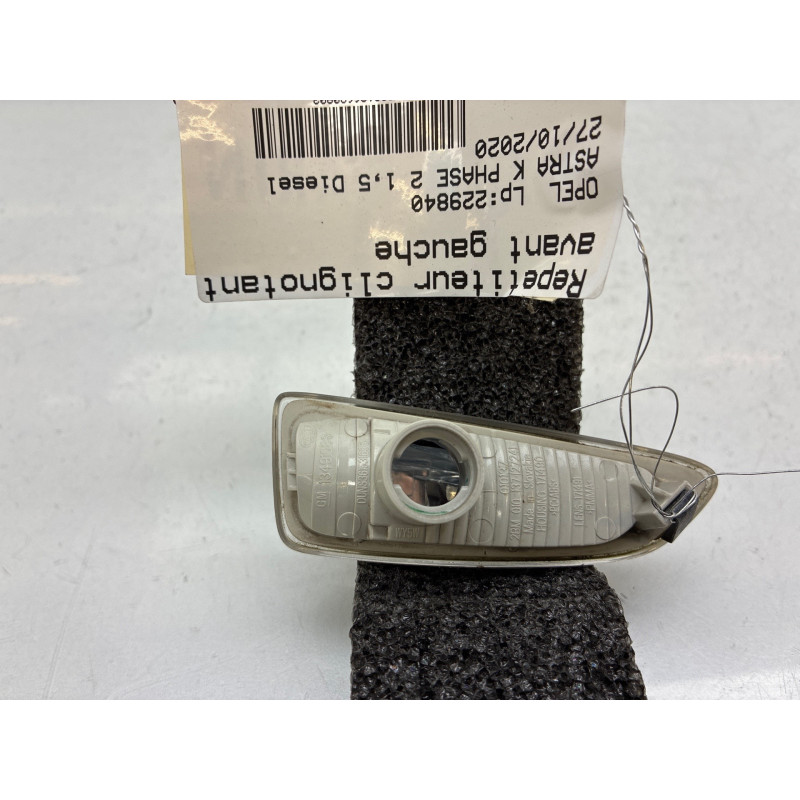 Repetiteur clignotant avant gauche (Feux) OPEL ASTRA K Photo n°2