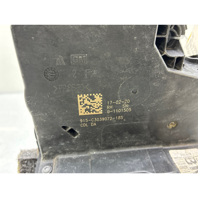 Serrure avant droit OPEL ASTRA K Photo n°6