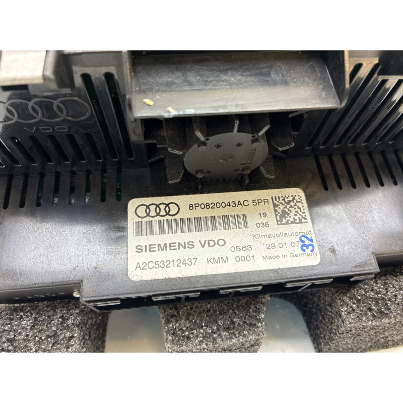 Commande chauffage AUDI A3 2 Photo n°4