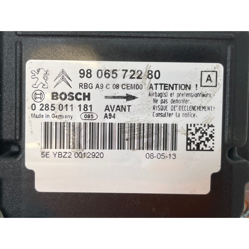 Boitier air bag PEUGEOT 2008 1 Photo n°4