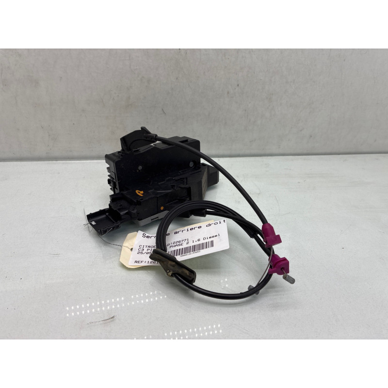 Serrure arriere droit CITROEN C3 PICASSO Photo n°5