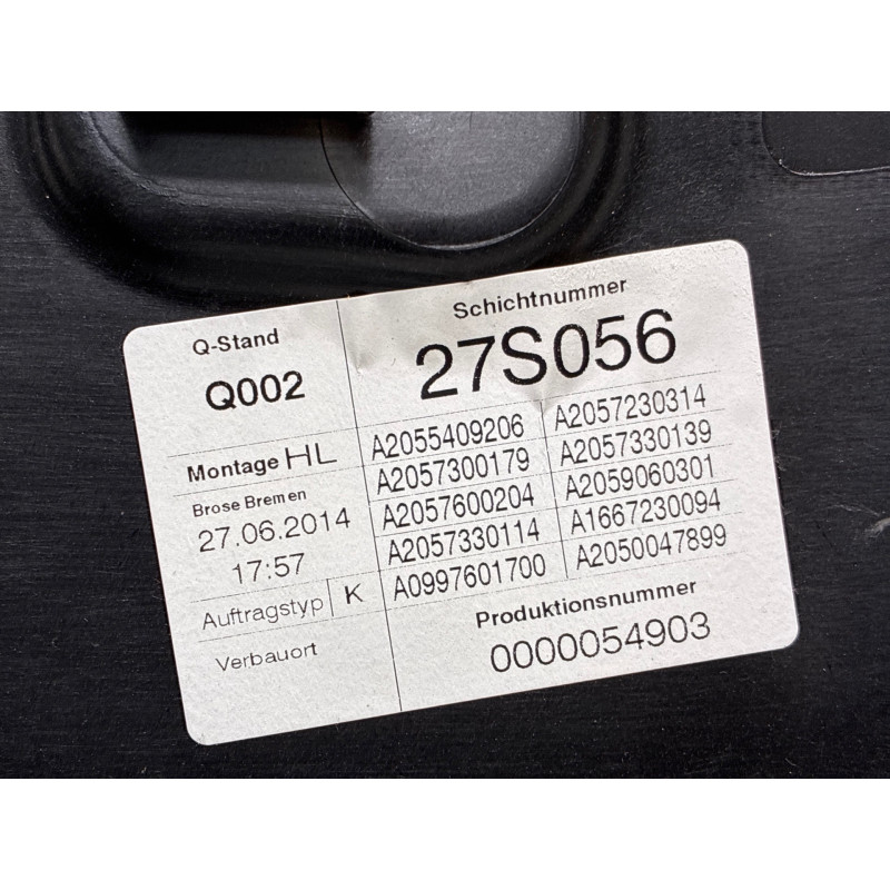 Leve vitre electrique arriere gauche MERCEDES CLASSE C 205 Photo n°6