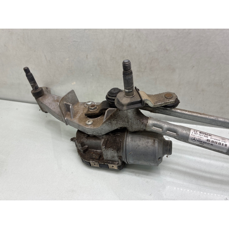 Moteur essuie glace avant MERCEDES CLASSE C 205 Photo n°4