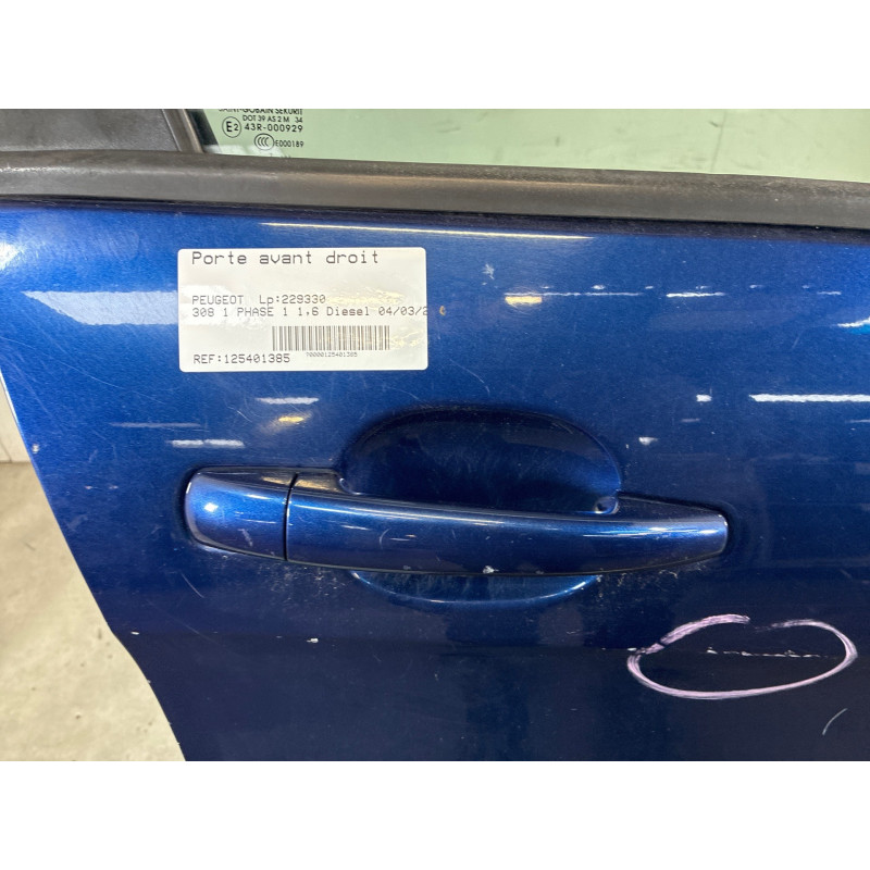 Porte avant droit PEUGEOT 308 1 Photo n°4