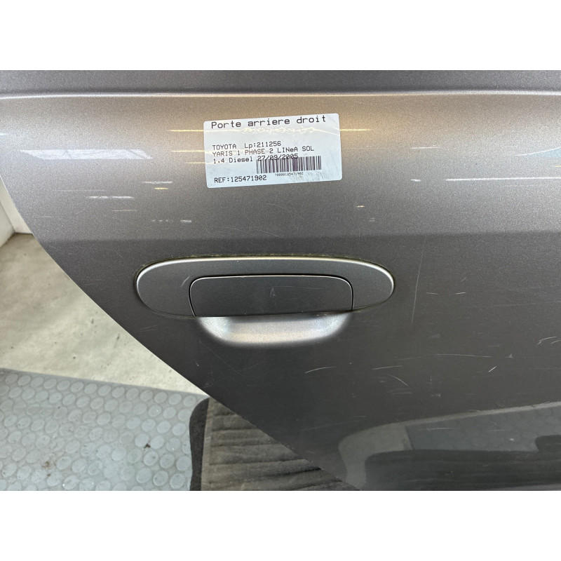 Porte arriere droit TOYOTA YARIS 1 Photo n°3