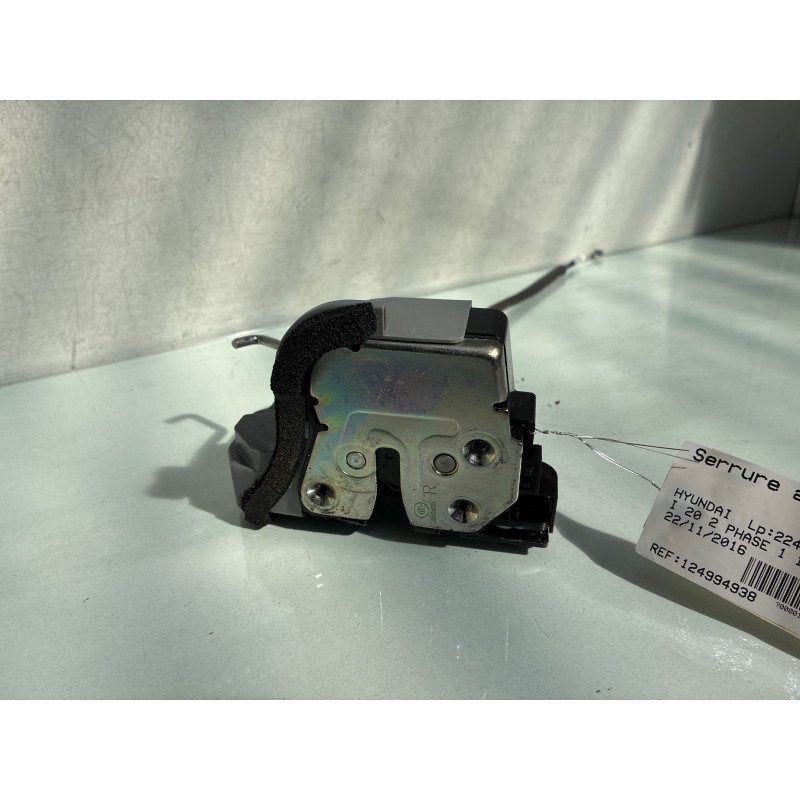 Serrure arriere droit HYUNDAI I 20 2 Photo n°1
