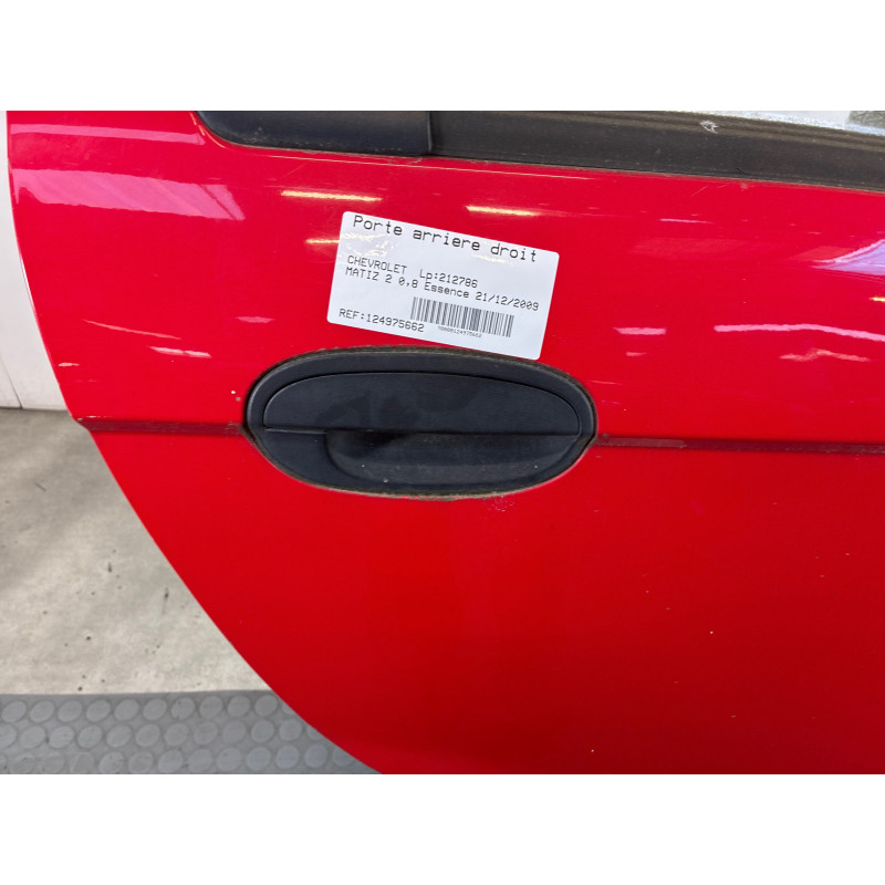 Porte arriere droit CHEVROLET MATIZ 2 Photo n°2