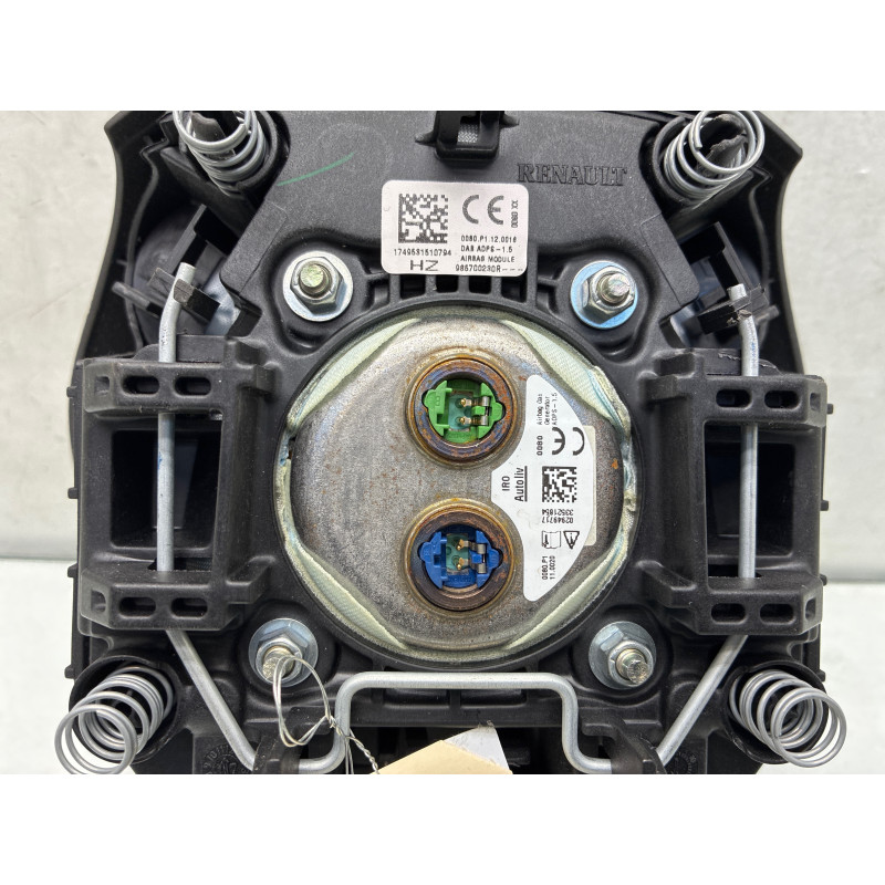 Air bag conducteur RENAULT GRAND SCENIC 4 Photo n°3