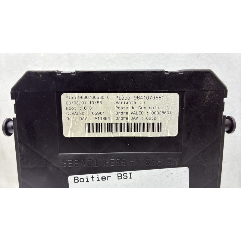 Boitier BSI PEUGEOT 307 Photo n°3