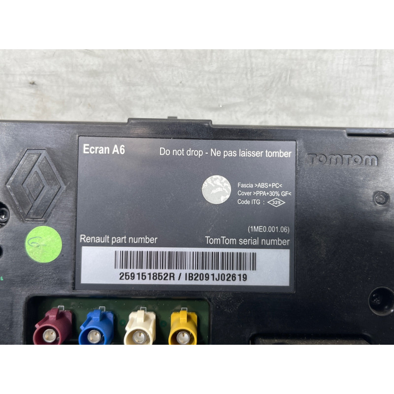Ecran GPS RENAULT CLIO 3 Photo n°3