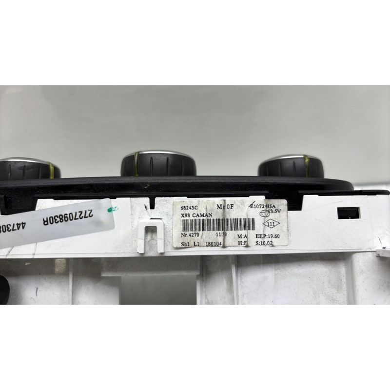 Commande chauffage RENAULT CLIO 4 Photo n°4