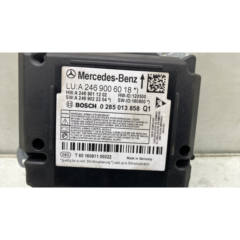 Boitier air bag MERCEDES CLASSE B 246 Photo n°1