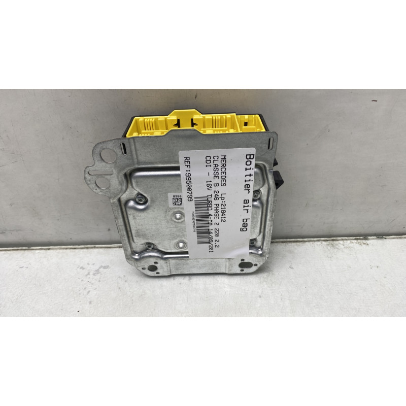 Boitier air bag MERCEDES CLASSE B 246 Photo n°3