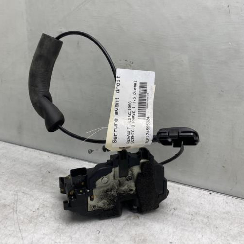Serrure avant droit RENAULT SCENIC 3 Photo n°3