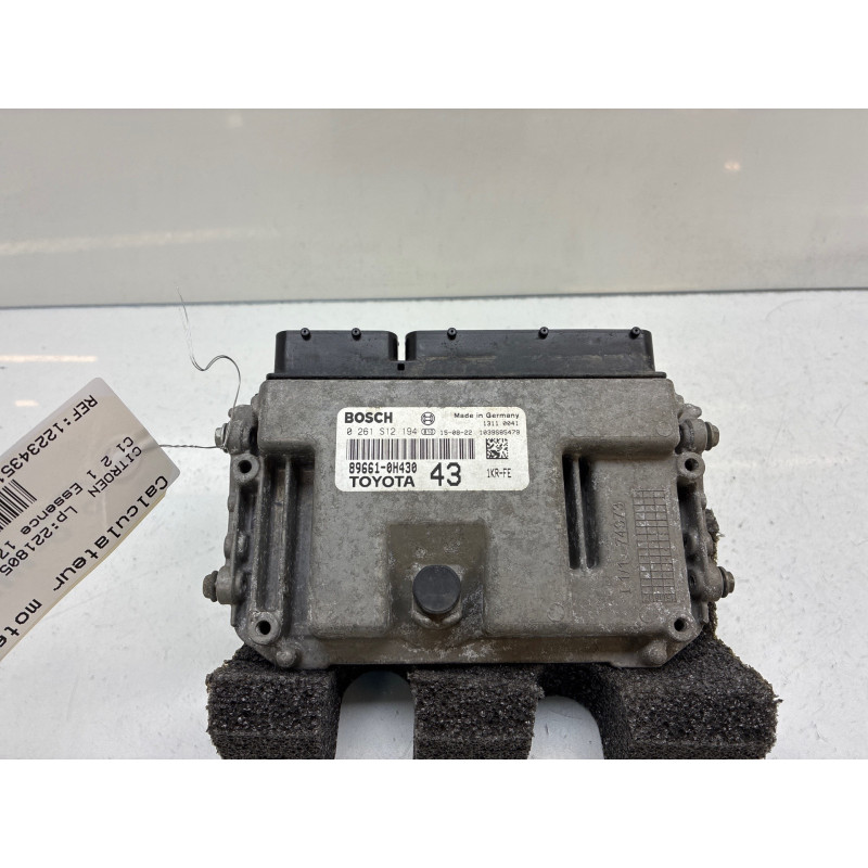 Calculateur moteur CITROEN C1 2 Photo n°4