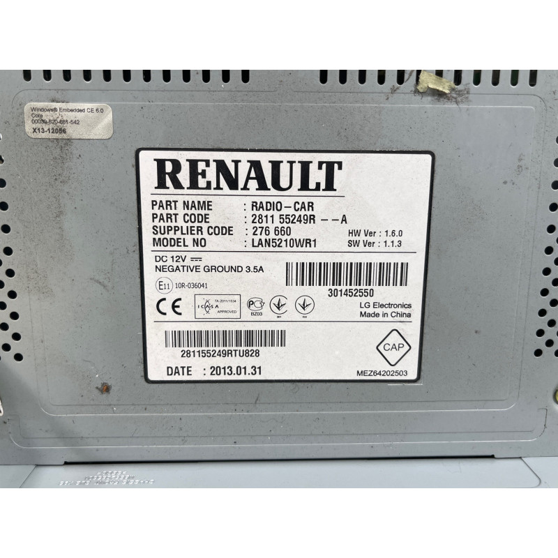 Ecran GPS RENAULT CLIO 4 Photo n°3