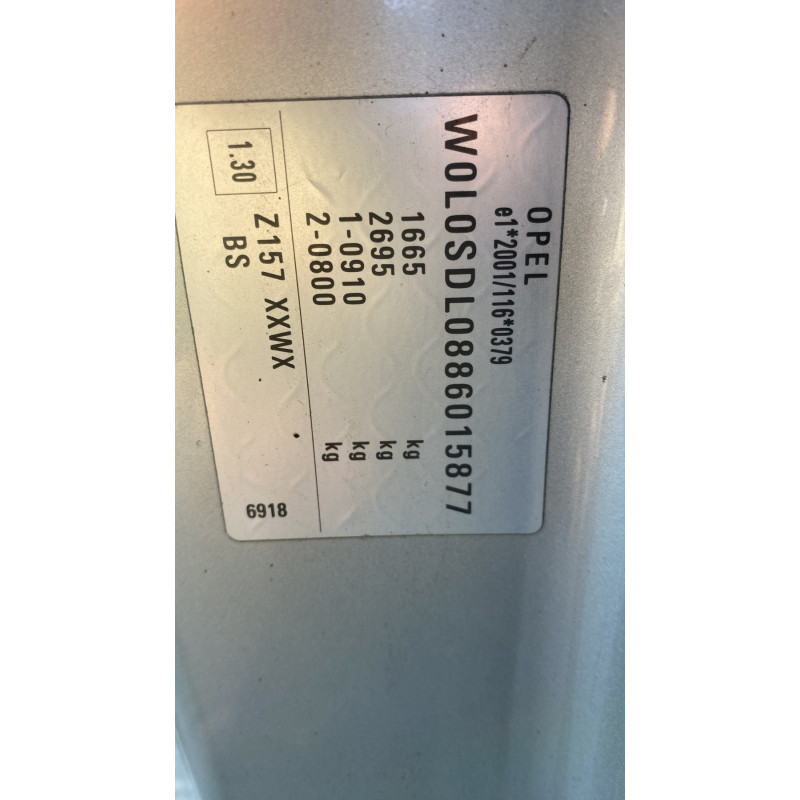 Custode arriere droit OPEL CORSA D Photo n°20