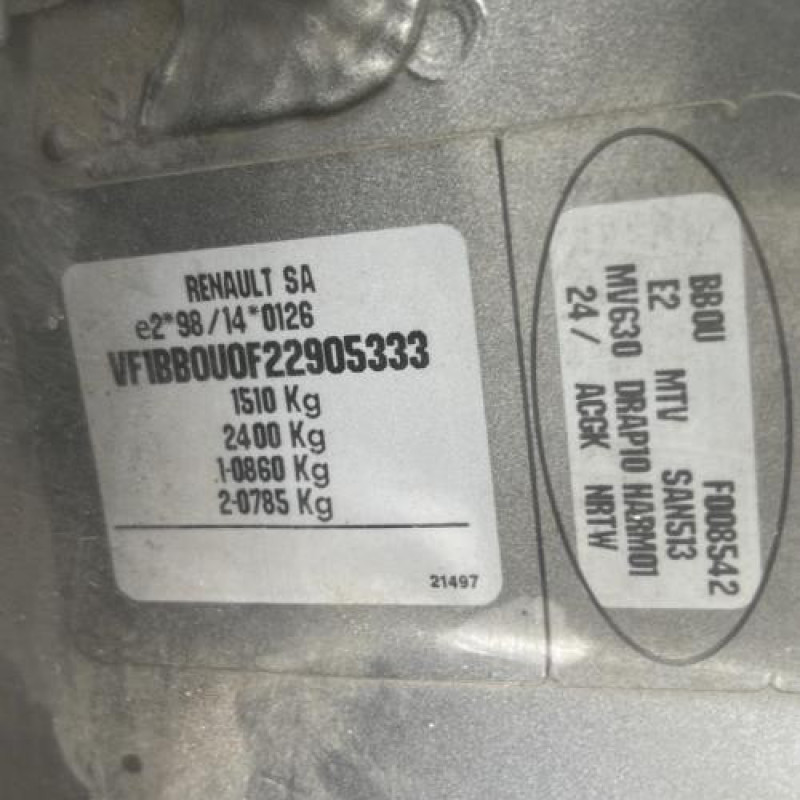 Serrure avant droit RENAULT CLIO 2 Photo n°13