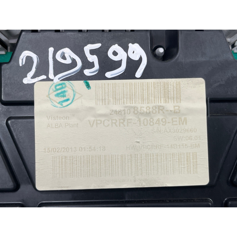 Compteur RENAULT CLIO 4 Photo n°3
