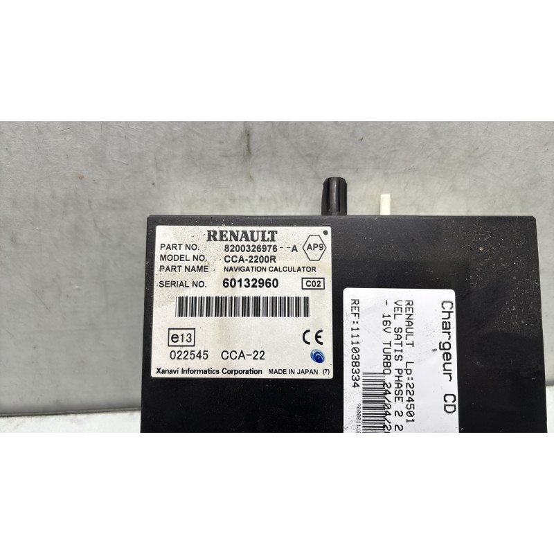 Chargeur CD RENAULT VEL SATIS Photo n°2