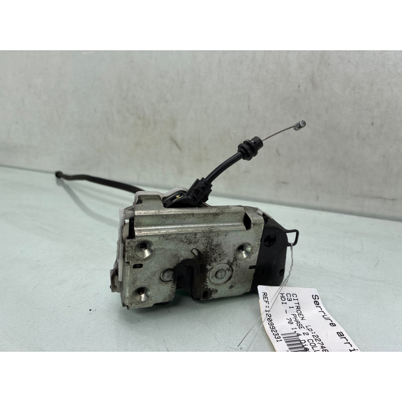 Serrure arriere gauche CITROEN C3 1 Photo n°3