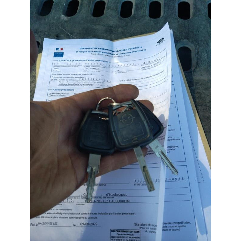 Custode avant droit OPEL ZAFIRA A Photo n°4