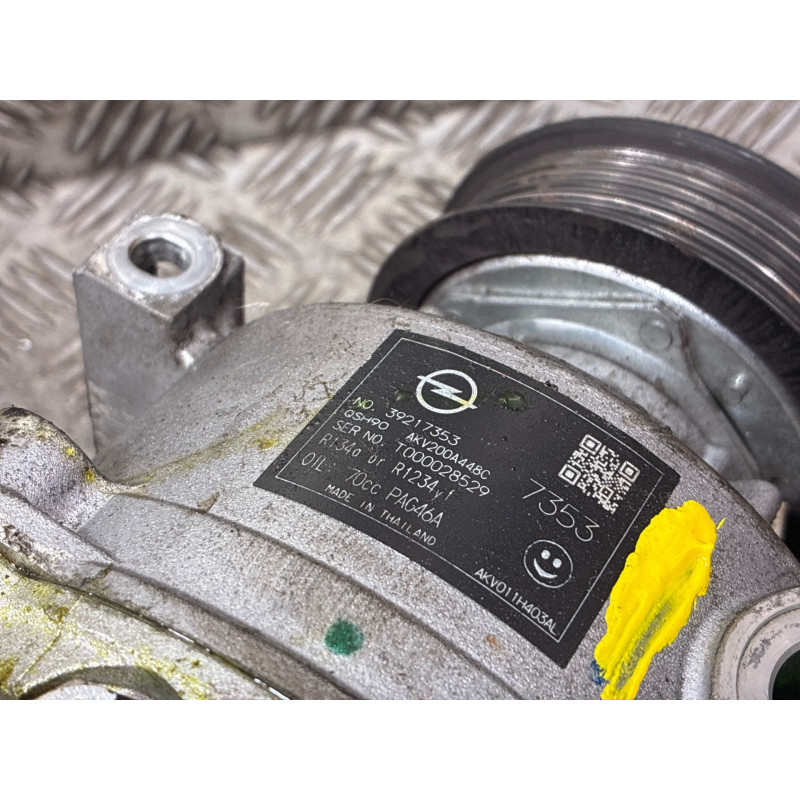 Compresseur clim OPEL ASTRA K Photo n°3