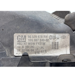 Optique avant principal droit (feux)(phare) OPEL ASTRA G