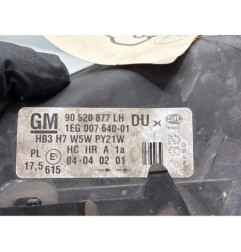 Optique avant principal gauche (feux)(phare) OPEL ASTRA G