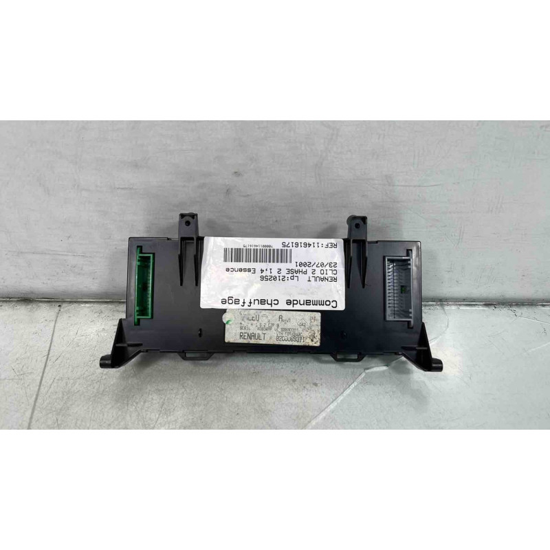 Commande chauffage RENAULT CLIO 2 Photo n°1