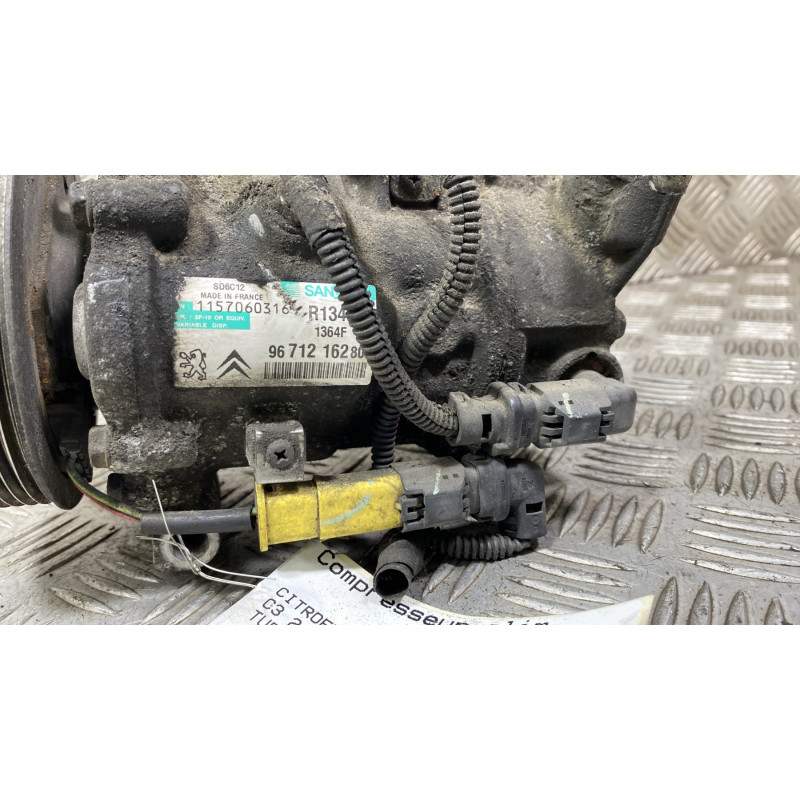 Compresseur clim CITROEN C3 2 Photo n°5