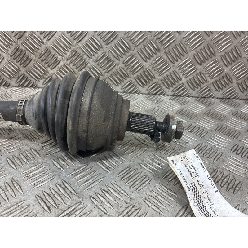 Cardan droit (transmission) VOLKSWAGEN TOURAN 1 Photo n°2