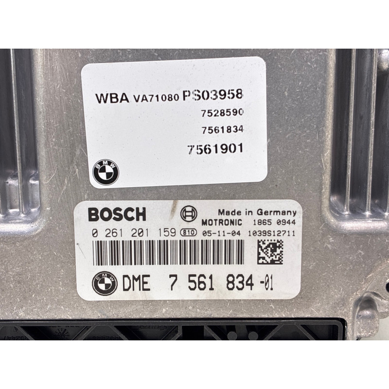 Calculateur moteur BMW SERIE 3 E90 Photo n°1