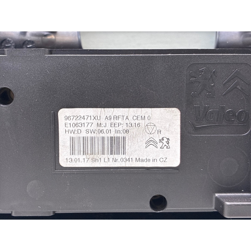 Commande chauffage PEUGEOT 208 1 Photo n°2