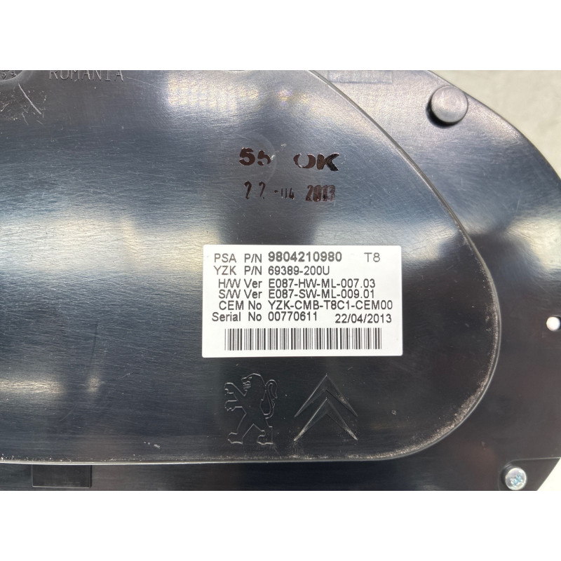 Compteur PEUGEOT 3008 1 Photo n°4