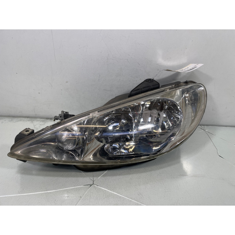 Optique avant principal gauche (feux)(phare) PEUGEOT 206 Photo n°6